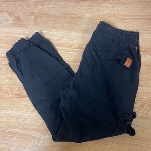 Black cargo pants